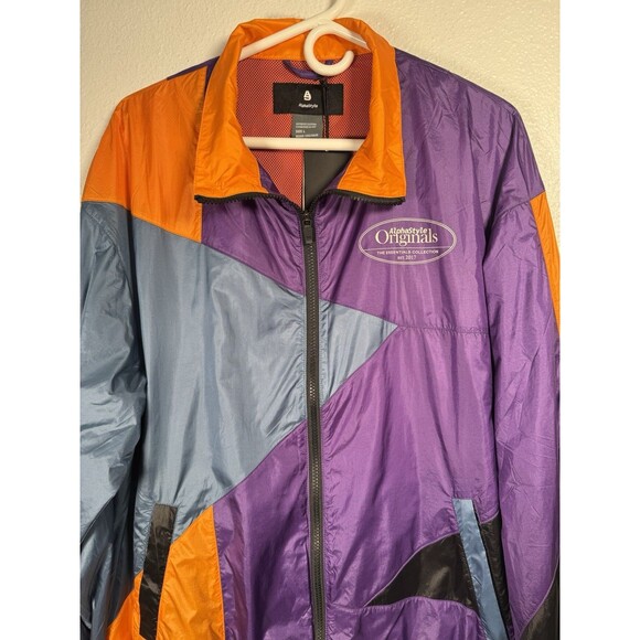 Alphastyle Originals Essentials Collection Max Tangram Gorpcore Windbreaker Sz L - Picture 3 of 15